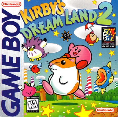 Game Boy Kirby's Dream Land 2 Front Cover