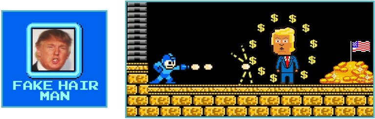 Trump Mega Man